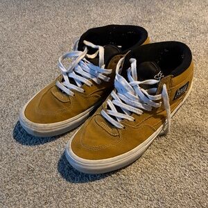 Vans Tan skate half cab Sneakers with White Laces